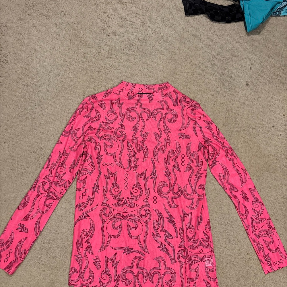 Sterling Kreek Pink Patterned Top